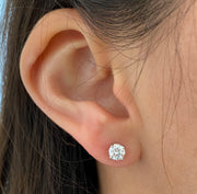 Studs 1ct diamante natural