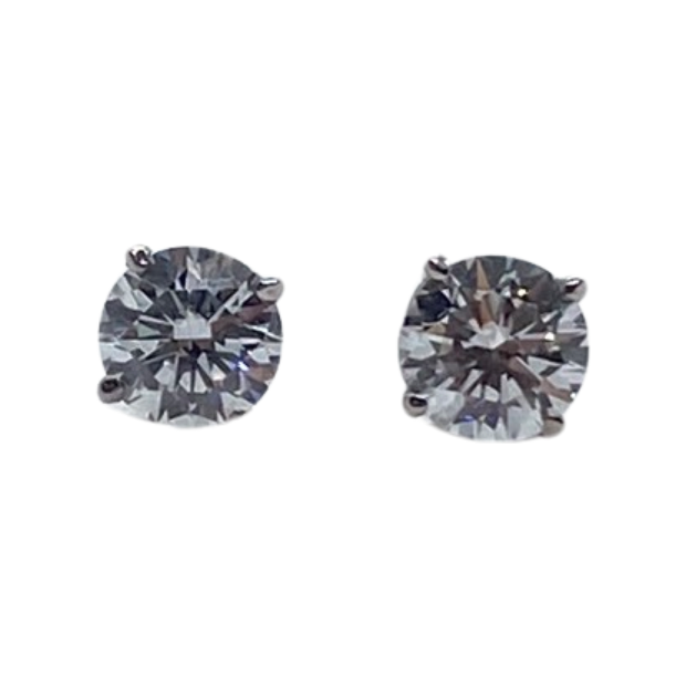 Studs 1ct diamante natural