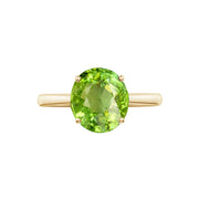 Anillo solitario uñas