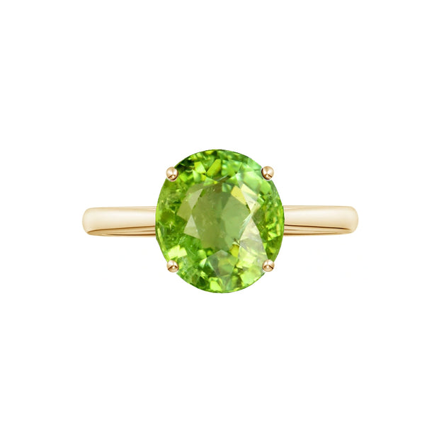 Anillo solitario uñas