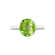 Anillo solitario uñas