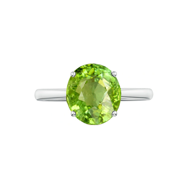 Anillo solitario uñas