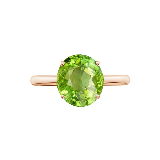 Anillo solitario uñas