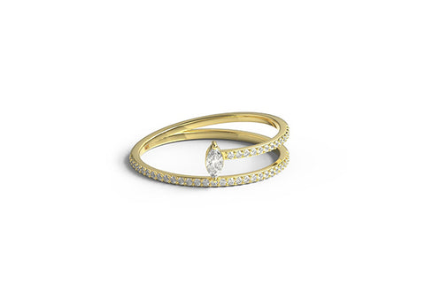 Anillo diamante marquise .55cts