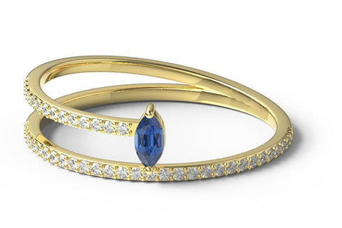 Anillo diamante marquise .55cts