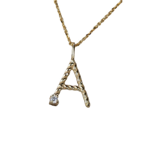 Inicial cuerda con diamante
