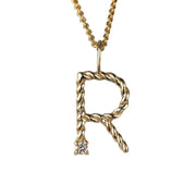 Inicial cuerda con diamante